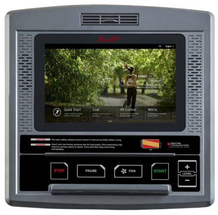 Вертикальный велотренажер AeroFit X6-B 10.1"LCD