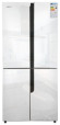 Холодильник Ginzzu NFK-500 White glass