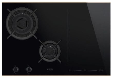 Комбинированная варочная панель smeg PM6721WLDR