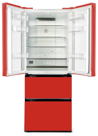 Холодильник Tesler RFD-361I Red Glass Холодильник Tesler RFD-361I Red Glass