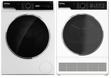 Комплект стиральная и сушильная машина Korting KWM 58LS1297 + KD 60L97 Комплект стиральная и сушильная машина Korting KWM 58LS1297 + KD 60L97