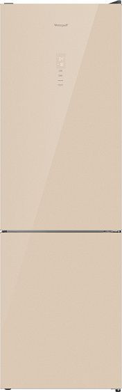 Холодильник WEISSGAUFF WRK 195 D Full NoFrost Beige Glass Холодильник WEISSGAUFF WRK 195 D Full NoFrost Beige Glass
