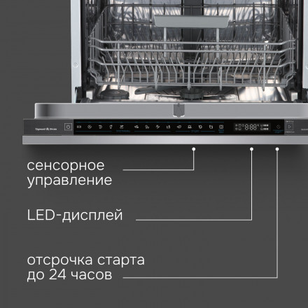 Встраиваемая посудомоечная машина Zigmund & Shtain DW 311.6 Встраиваемая посудомоечная машина Zigmund & Shtain DW 311.6