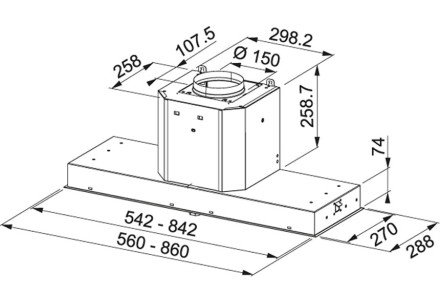 Вытяжка Franke FMY 908 BI BK 110.0456.724 Вытяжка Franke FMY 908 BI BK 110.0456.724
