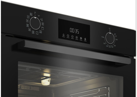 Электрический духовой шкаф Indesit IBFTE 3841 J BL черный Электрический духовой шкаф Indesit IBFTE 3841 J BL черный