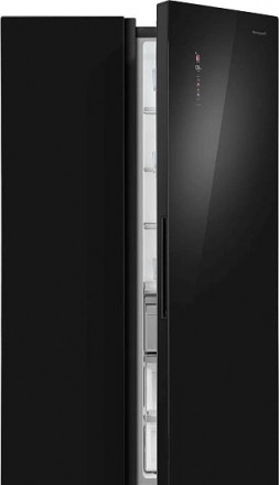 Холодильник WEISSGAUFF WSBS 1036 Inverter NoFrost Premium Black Glass Холодильник WEISSGAUFF WSBS 1036 Inverter NoFrost Premium Black Glass