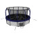 Каркасный батут Unix Line SUPREME GAME 12 ft (blue) Каркасный батут Unix Line SUPREME GAME 12 ft (blue)