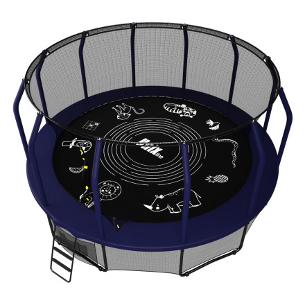 Каркасный батут Unix Line SUPREME GAME 12 ft (blue) Каркасный батут Unix Line SUPREME GAME 12 ft (blue)