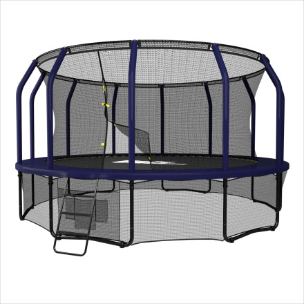 Каркасный батут Unix Line SUPREME GAME 12 ft (blue) Каркасный батут Unix Line SUPREME GAME 12 ft (blue)