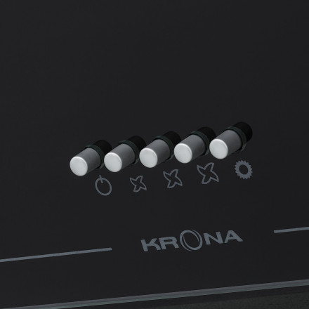 Каминная вытяжка Krona Jina 600 BLACK PB Каминная вытяжка Krona Jina 600 BLACK PB