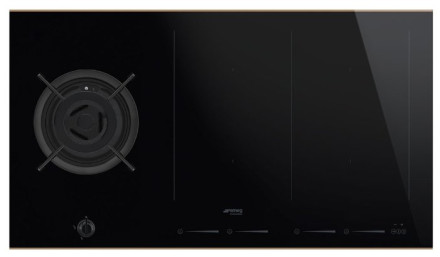 Комбинированная варочная панель smeg PM6912WLDR Комбинированная варочная панель smeg PM6912WLDR