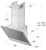Каминная вытяжка Gorenje WHI623E1XGW Каминная вытяжка Gorenje WHI623E1XGW