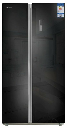 Холодильник Ginzzu NFK-580 Black glass