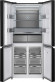 Холодильник WEISSGAUFF WCD 590 NoFrost Inverter Premium EcoFresh Inox Glass