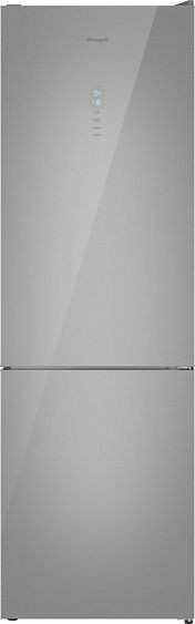 Холодильник WEISSGAUFF WRK 195 D Full NoFrost Dark Grey Glass Холодильник WEISSGAUFF WRK 195 D Full NoFrost Dark Grey Glass