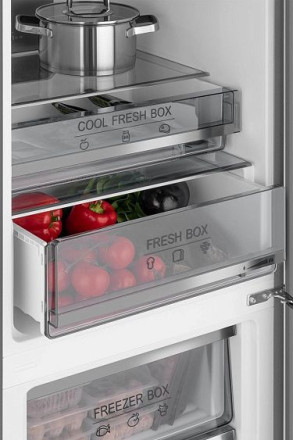 Холодильник WEISSGAUFF WRK 195 D Full NoFrost Dark Grey Glass