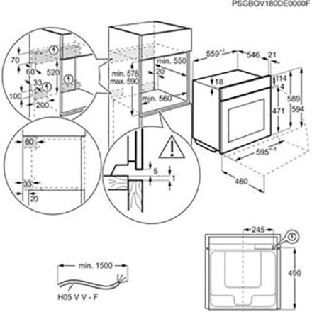 Электрический духовой шкаф AEG BPE748380B Электрический духовой шкаф AEG BPE748380B