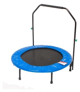 Каркасный батут LittleSport Детский с телескопической ручкой 96 см 96х96х20.5 см