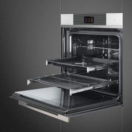 Встраиваемый электрический духовой шкаф Smeg SFP6104WTPB Встраиваемый электрический духовой шкаф Smeg SFP6104WTPB