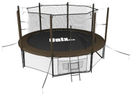 Каркасный батут Unix Line 10 ft inside black/brown Каркасный батут Unix Line 10 ft inside black/brown
