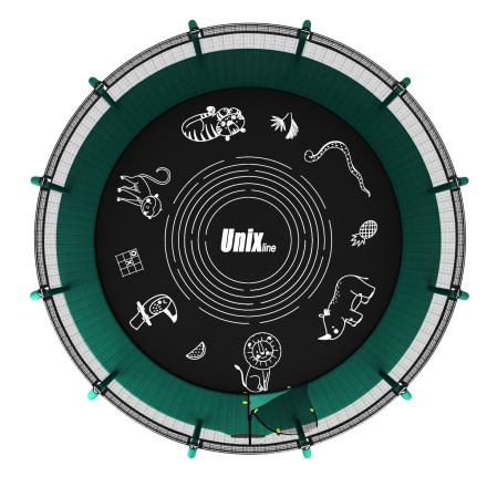 Каркасный батут Unix Line SUPREME GAME 16 ft (green) Каркасный батут Unix Line SUPREME GAME 16 ft (green)