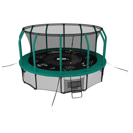 Каркасный батут Unix Line SUPREME GAME 16 ft (green) Каркасный батут Unix Line SUPREME GAME 16 ft (green)