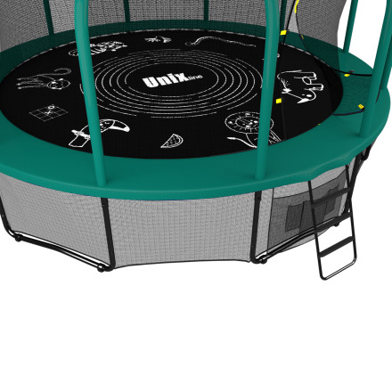 Каркасный батут Unix Line SUPREME GAME 16 ft (green) Каркасный батут Unix Line SUPREME GAME 16 ft (green)