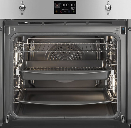 Встраиваемый электрический духовой шкаф Smeg SOP6302S2PX Встраиваемый электрический духовой шкаф Smeg SOP6302S2PX