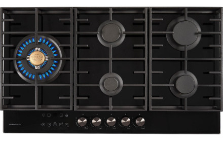 Газовая варочная панель Hiberg VM 9155 B Газовая варочная панель Hiberg VM 9155 B