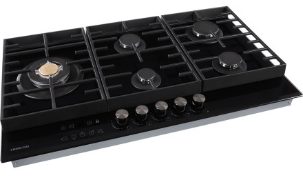 Газовая варочная панель Hiberg VM 9155 B Газовая варочная панель Hiberg VM 9155 B