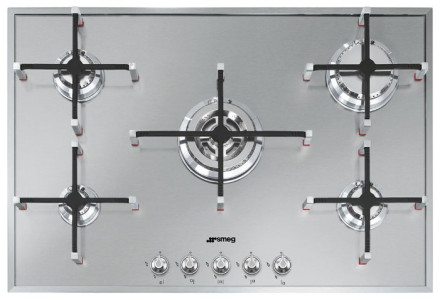 Газовая варочная панель smeg PX7502 Газовая варочная панель smeg PX7502