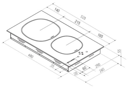 Варочная панель Faber FCH32 C Варочная панель Faber FCH32 C