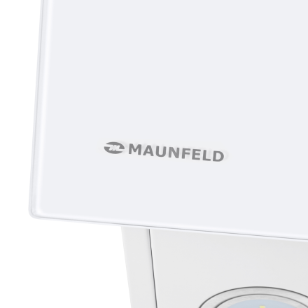 Каминная вытяжка MAUNFELD Medway 50 белый\вставка сатин Каминная вытяжка MAUNFELD Medway 50 белый\вставка сатин