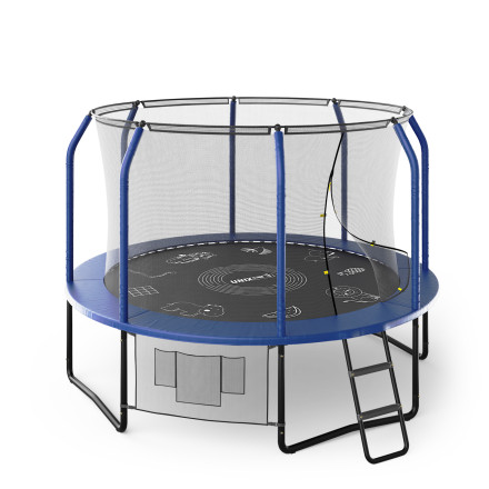 Каркасный батут Unix Line SUPREME GAME 8 ft (blue) Каркасный батут Unix Line SUPREME GAME 8 ft (blue)