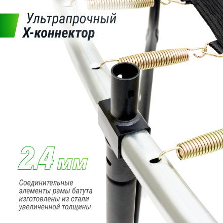 Каркасный батут Unix Line SUPREME GAME 8 ft (blue) Каркасный батут Unix Line SUPREME GAME 8 ft (blue)