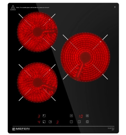 Встраиваемая электрическая варочная панель Meferi MEH453BK Light