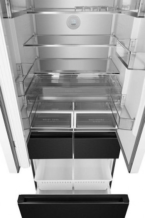 Холодильник WEISSGAUFF WFD 450 Built-in Inverter NoFrost Dark Inox