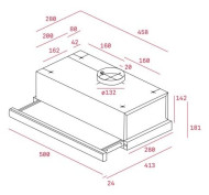 Встраиваемая вытяжка TEKA WISH Easy TL1 52 IX (40474400)
