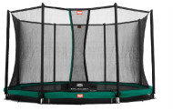 Каркасный батут Berg InGround Favorit + Safety Net Comfort 380 380х380х200 см