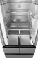 Холодильник WEISSGAUFF WFD 450 Built-in Inverter NoFrost Inox Холодильник WEISSGAUFF WFD 450 Built-in Inverter NoFrost Inox