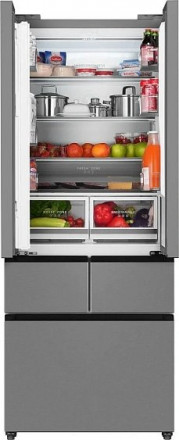 Холодильник WEISSGAUFF WFD 450 Built-in Inverter NoFrost Inox Холодильник WEISSGAUFF WFD 450 Built-in Inverter NoFrost Inox