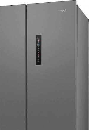 Холодильник WEISSGAUFF WFD 450 Built-in Inverter NoFrost Inox Холодильник WEISSGAUFF WFD 450 Built-in Inverter NoFrost Inox