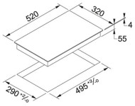 Индукционная варочная панель FRANKE FHSM 302 2I BK Индукционная варочная панель FRANKE FHSM 302 2I BK