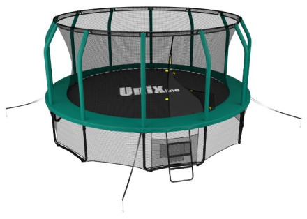 Каркасный батут Unix Line 16ft Supreme 488х488х269 см
