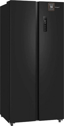 Холодильник WEISSGAUFF WSBS 500 Inverter NoFrost Black