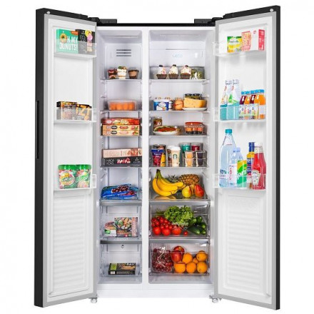 Холодильник MAUNFELD MFF177NFB Slim Inverter