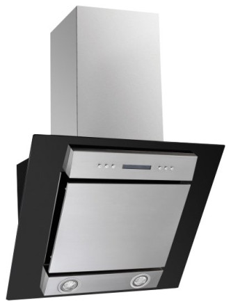 Каминная вытяжка AMARI Nova 60 inox/dark glass