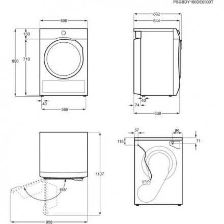 Сушильная машина ELECTROLUX EW8HN358SP Сушильная машина ELECTROLUX EW8HN358SP
