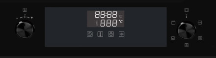 Электрический духовой шкаф Meferi MEO607BK Microwave