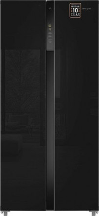Холодильник WEISSGAUFF WSBS 500 Inverter NoFrost Black Glass Холодильник WEISSGAUFF WSBS 500 Inverter NoFrost Black Glass